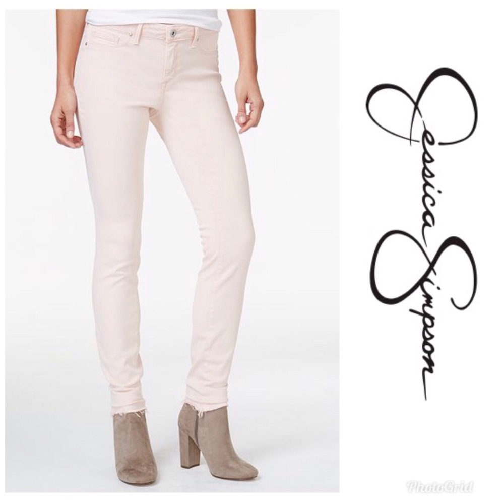 Blush Pink Skinny Jean